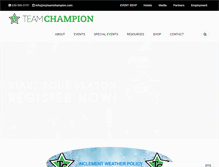 Tablet Screenshot of myteamchampion.com